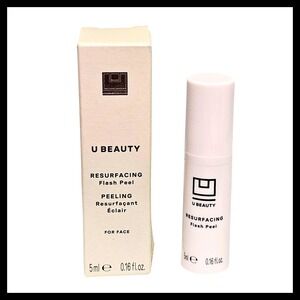 U Beauty Resurfacing Flash Peel For Face 0.16 fl oz New In Box Mini Travel
